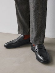 Black Flexible Sole Loafers - Image 1 of 7