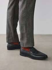 Black Flexible Sole Loafers - Image 2 of 7