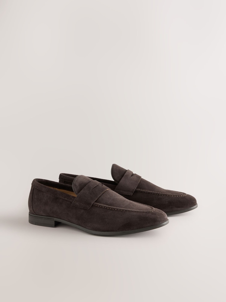 Brown Flexible Sole Loafers - Image 1 of 6 Brown Flexible Sole Loafers - Image 1 of 6