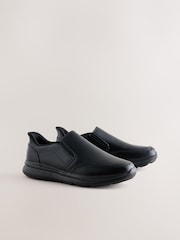 Black Apron Slip-On Shoes - Image 1 of 5