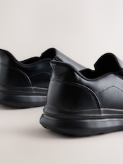 Black Apron Slip-On Shoes - Image 4 of 5