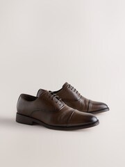 Brown Oxford Toecap Shoes - Image 4 of 7