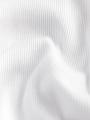 self. White Fitted Rib T-Shirt - Image 7 of 7