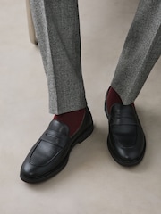Black Penny Loafers - Image 2 of 3