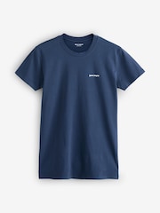 Palm Angels Blue Cotton Stretch Logo T-Shirt - Image 1 of 1