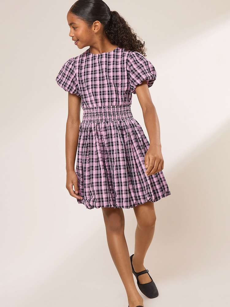 Lipsy チェックシャーリングウエストパフボールドレス(5〜16歳) - 画像 2 / 5 Lipsy チェックシャーリングウエストパフボールドレス(5〜16歳) - 画像 2 / 5
