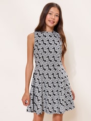 Lipsy Floral Jersey Jacquard Dress (5-16yrs) - 画像 1 / 4
