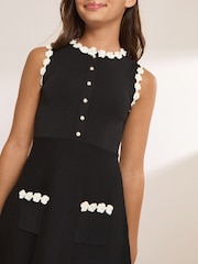 Lipsy Black Sleeveless Knit Dress (5-16yrs) - Image 2 of 5