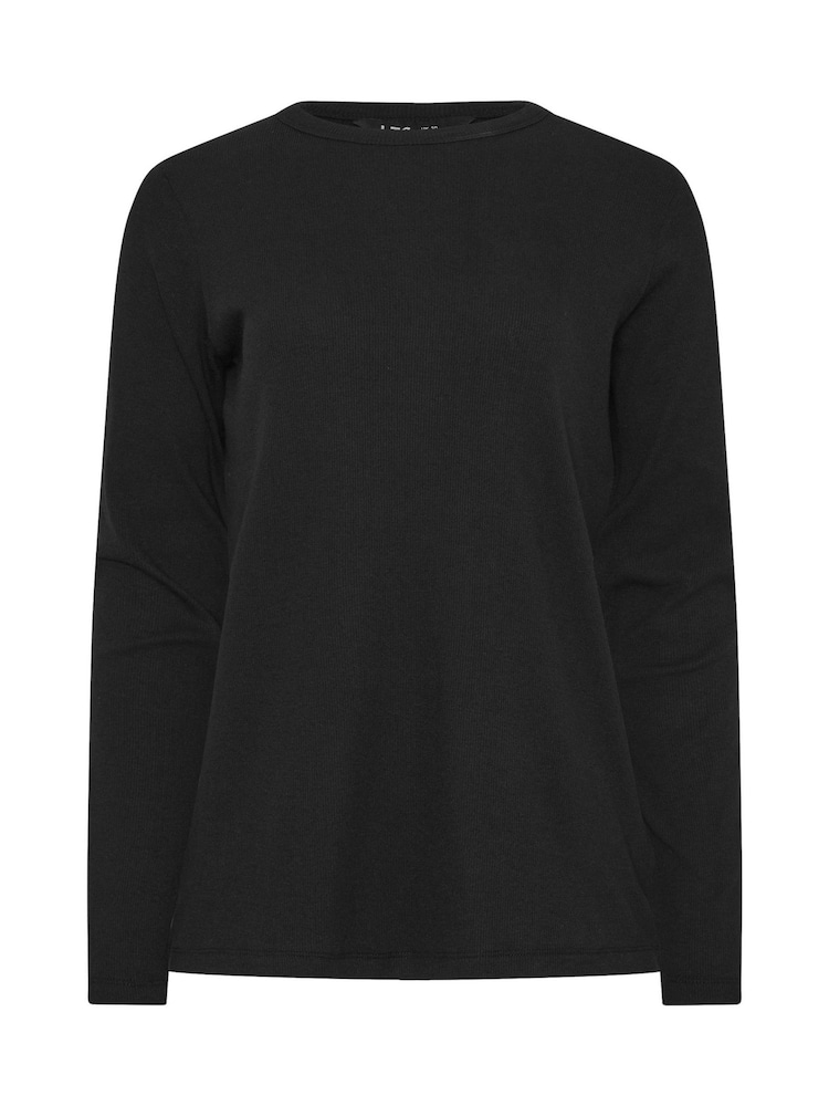 Negro - Long Tall Sally Long Sleeve & Short Sleeve Ribbed T-Shirts 2 Pack - Imagen 8 de 8 Negro - Long Tall Sally Long Sleeve & Short Sleeve Ribbed T-Shirts 2 Pack - Imagen 8 de 8