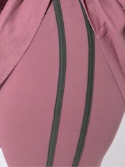 Yours Curve Pink Active Side Stripe Leggings - Image 4 of 5