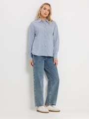 Blau - Long Tall Sally Hemd mit Streifen - Bild 2 von 6