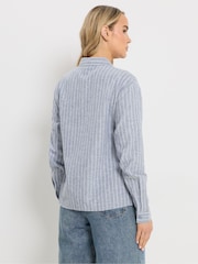 Blau - Long Tall Sally Hemd mit Streifen - Bild 4 von 6