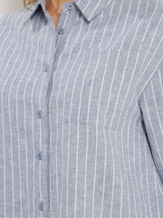 Blau - Long Tall Sally Hemd mit Streifen - Bild 5 von 6