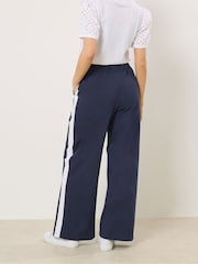 أزرق - بنطلون رياضي بخطوط جانبية من M&Co - صورة 3 من 5