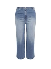 Albastru - Blugi largi mărimi mari Yours Curve - Imaginea 5 din 5