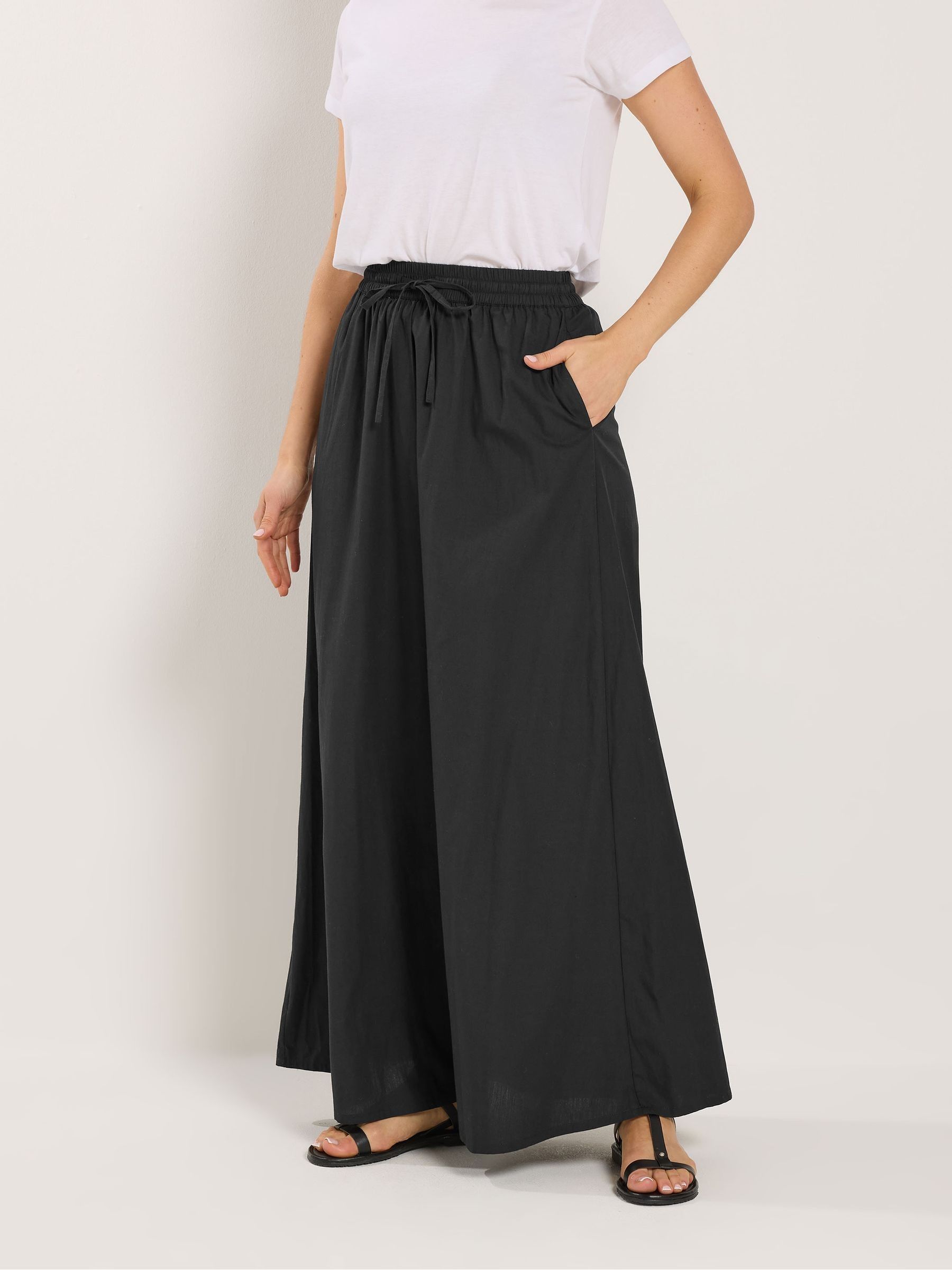 Buy Long Tall Sally Black Pull On Maxi Skirt from the Next UK