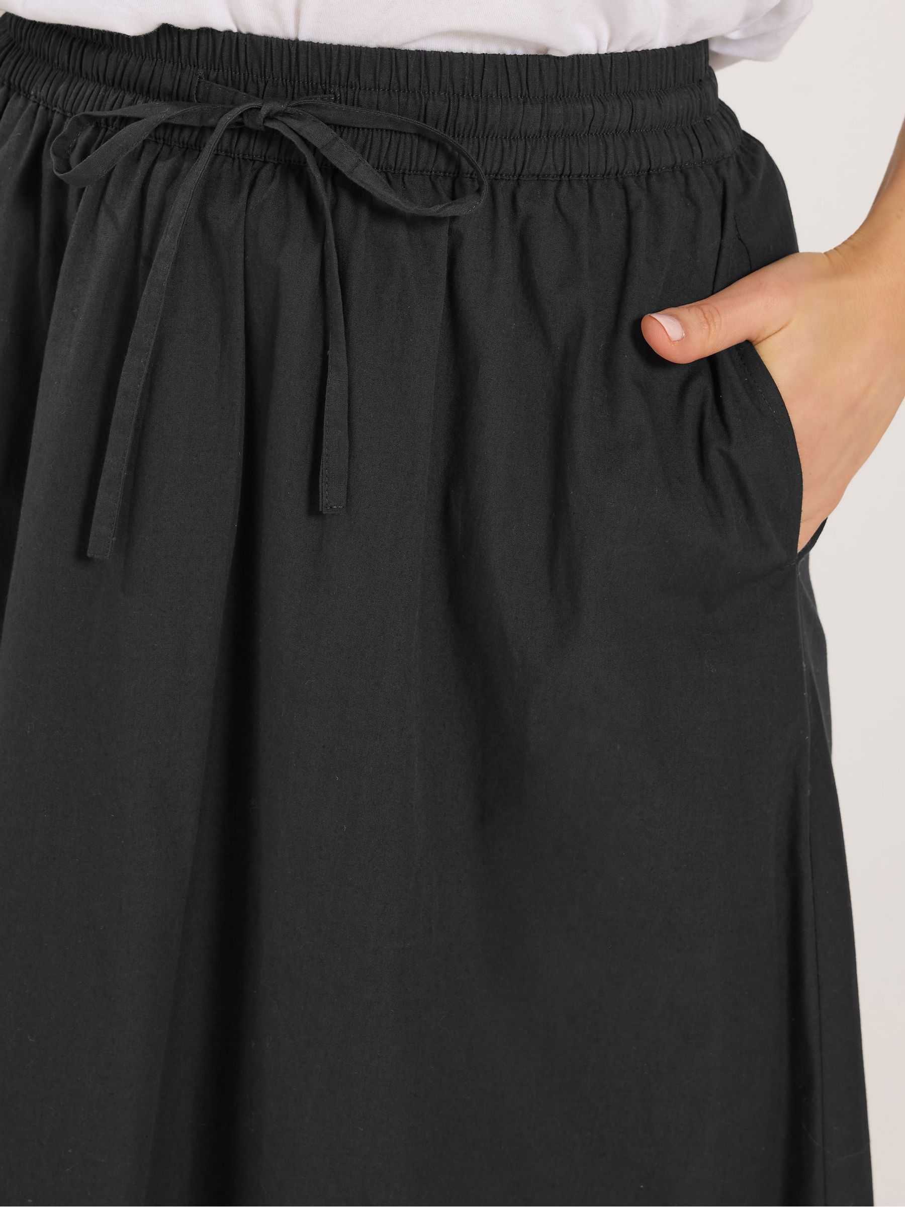 Buy Long Tall Sally Black Pull On Maxi Skirt from the Next UK