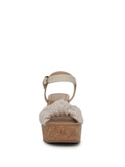 Blowfish Malibu Brown Adore Regular Fit Strappy Wedge Sandals - Image 4 of 7