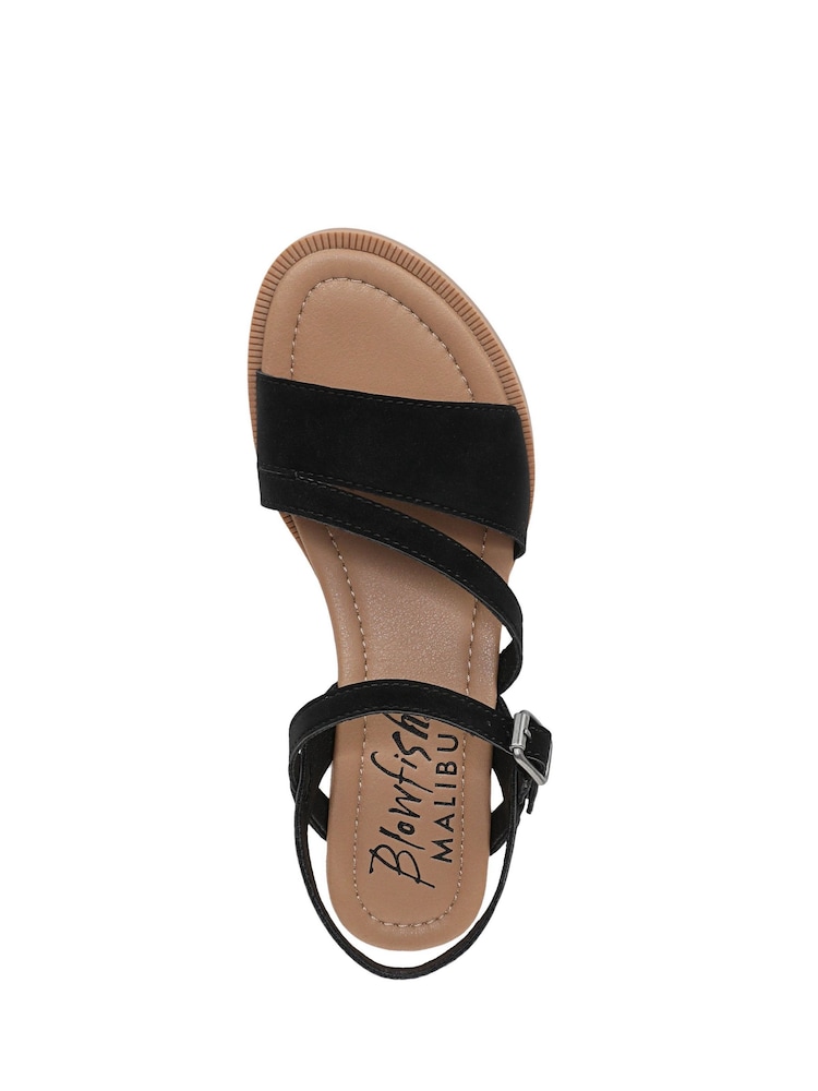 Blowfish Malibu Arrow Regular Fit Strappy Black Sandals - Image 7 of 7