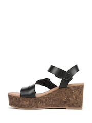 Blowfish Malibu Ali Regular Fit Wedge Black Slingbacks - Image 2 of 7