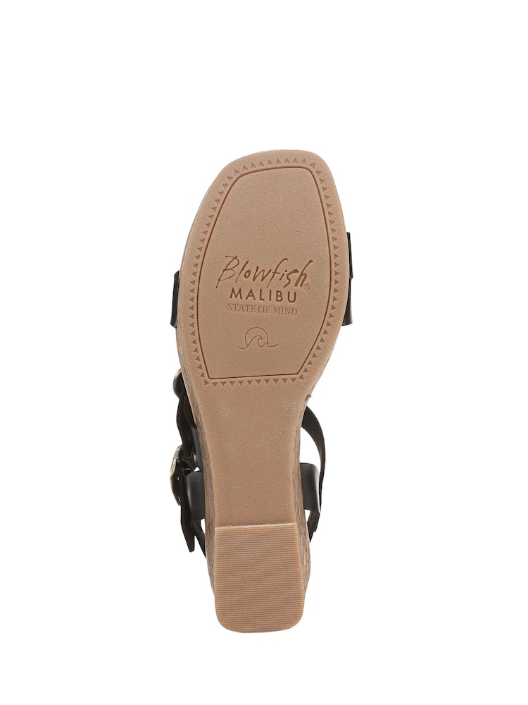 Blowfish Malibu Ali Regular Fit Wedge Black Slingbacks - Image 7 of 7