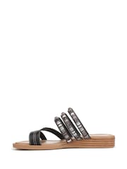 Blowfish Malibu Black August Regular Fit Slides - Image 2 of 7