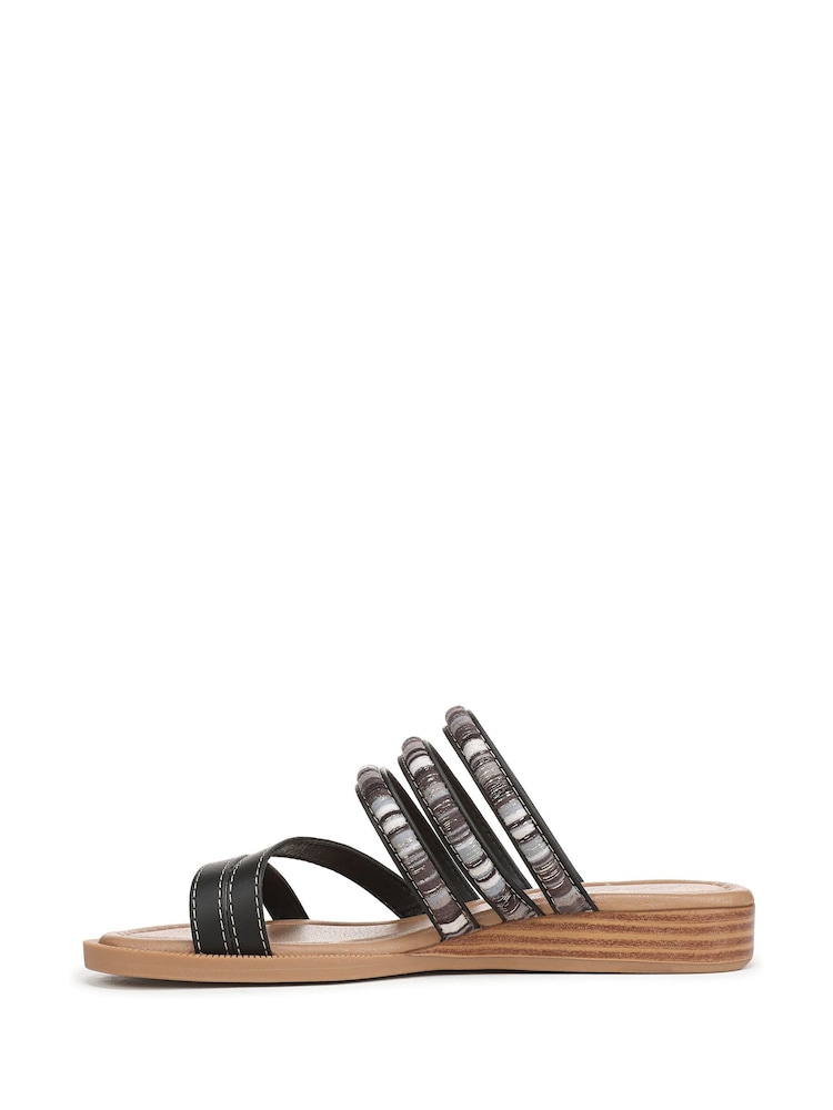 Blowfish Malibu Black August Regular Fit Slides - Image 2 of 7 Blowfish Malibu Black August Regular Fit Slides - Image 2 of 7