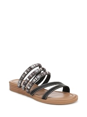 Blowfish Malibu Black August Regular Fit Slides - Image 3 of 7