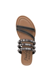 Blowfish Malibu Black August Regular Fit Slides - Image 7 of 7