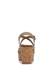 Blowfish Malibu Aurora Regular Fit Wedge Brown Sandals - Image 5 of 7
