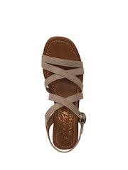 Blowfish Malibu Aurora Regular Fit Wedge Brown Sandals - Image 6 of 7