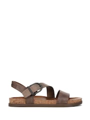 Blowfish Malibu Lance Regular Fit Strappy Brown Sandals - Image 1 of 7