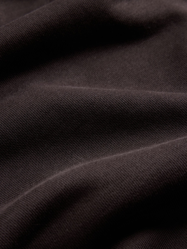The Set 2 Pack Loopback Oversized Hoodies Brown/Cream - Image 10 of 10