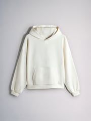 The Set 2 Pack Loopback Oversized Hoodies Brown/Cream - Image 7 of 10