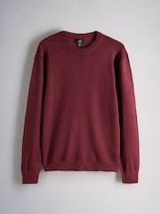 The Set 3 Pack Long Sleeve Crew Neck Jumpers Brown - Image 3 of 6