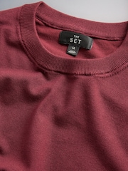 The Set 3 Pack Long Sleeve Crew Neck Jumpers Brown - Image 5 of 6