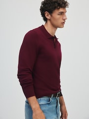 Pack de 3 suéteres de punto y manga larga con cuello tipo polo de The Set - Imagen 5 de 12