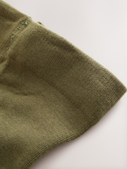 Olive Green Cotton Rich Single Tights - Image 3 of 3