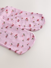 深紫色 - Lilac 40 Denier Flower Tights - 圖片 2/3