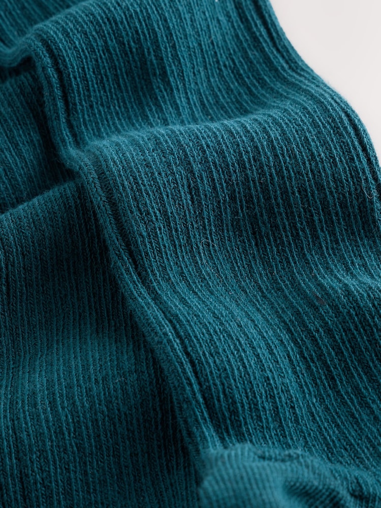 Forest Green - Cotton Rich Cable Tights - Larawan 3 ng 3 Forest Green - Cotton Rich Cable Tights - Larawan 3 ng 3