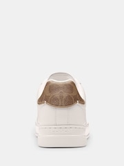 COACH White High Line Leather Sneakers - Image 5 of 7