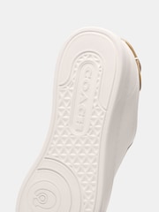 COACH White High Line Leather Sneakers - Image 7 of 7
