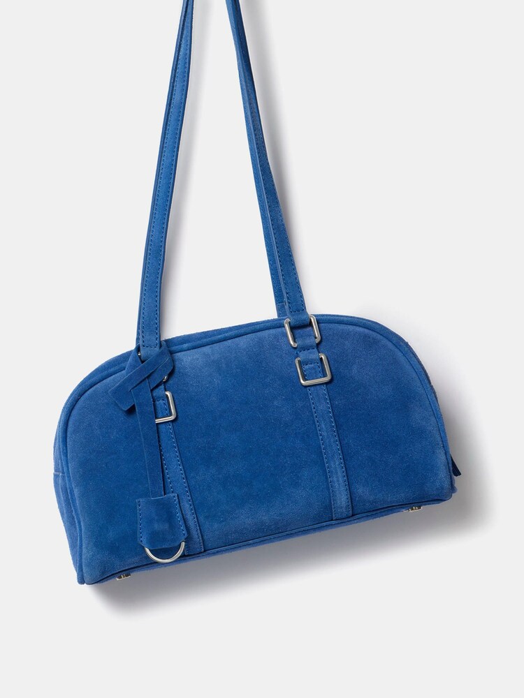 Mint Velvet Blue Shoulder Bag - Image 4 of 4 Mint Velvet Blue Shoulder Bag - Image 4 of 4