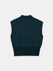 Mint Velvet Green Wool Blend Sleeveless Knit Top - Image 7 of 7