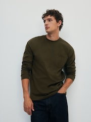 Pack de 4 camisetas de tejido grueso y manga larga con bolsillo de The Set - Imagen 10 de 12