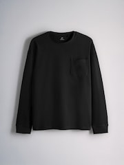 Pack de 4 camisetas de tejido grueso y manga larga con bolsillo de The Set - Imagen 3 de 12