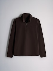 The Set 3 Pack Half Zip Micro Fleeces Black/Brown - Image 3 of 6