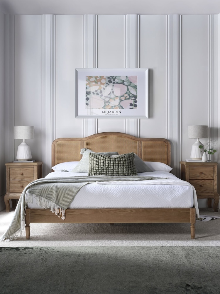 Time 4 Sleep Oak Signature French Rattan Bed Frame - Image 1 of 4