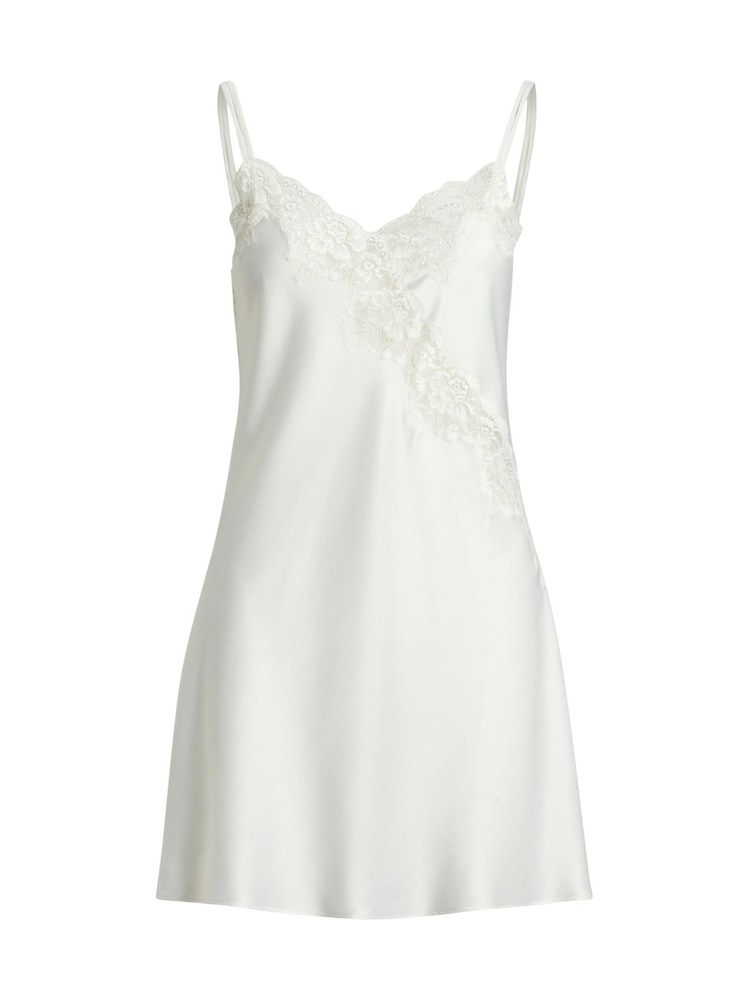 Lauren Ralph Lauren Cream Lace Chemise - Image 5 of 5