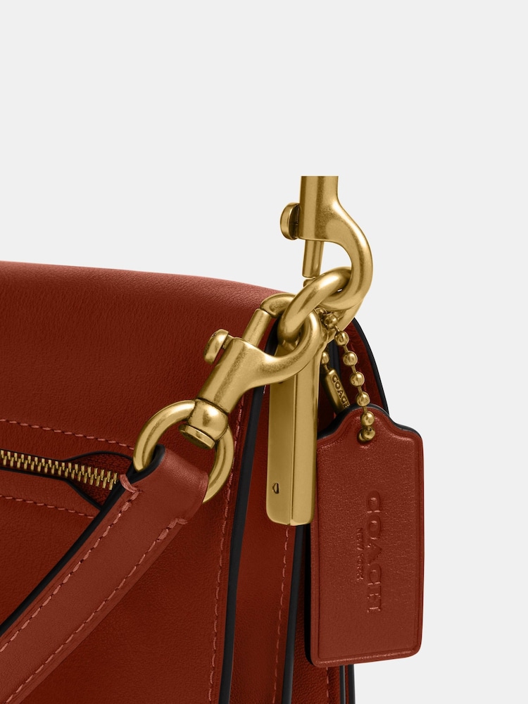 COACH Brown Tabby 26 Shoulder Bag In Soft Grain Leather - Image 11 of 11